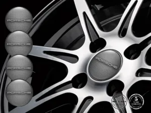 Porsche Decalcomania su Ruote Etichette Cupola Pregiate
